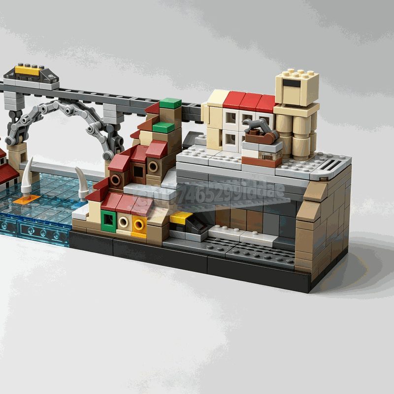 521-teiliges Porto Stadt Skyli – Lego Set Creator Bewertung und Preis