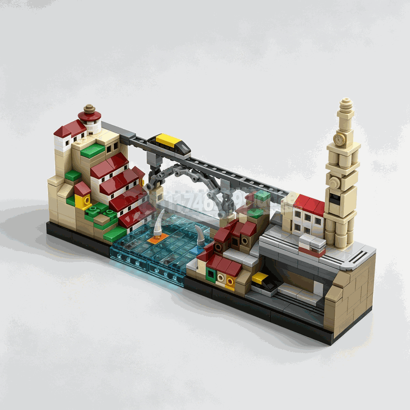 521-teiliges Porto Stadt Skyli – Lego Set Creator Bewertung und Preis